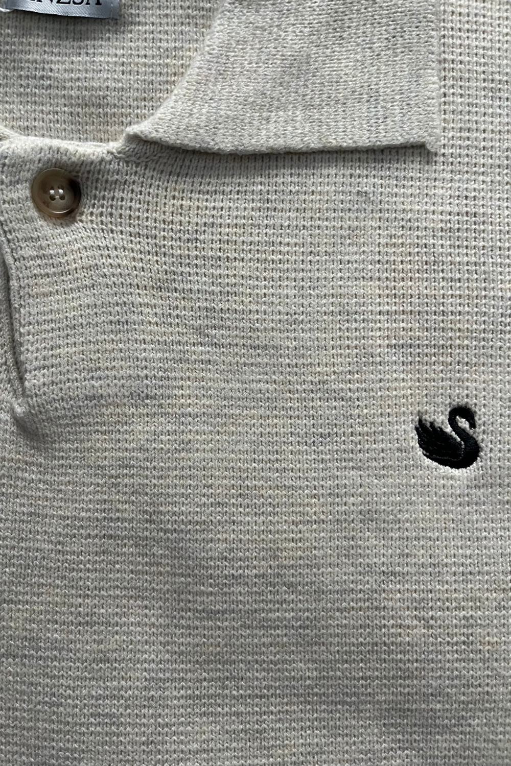 Sweater de Punto Grueso Beige