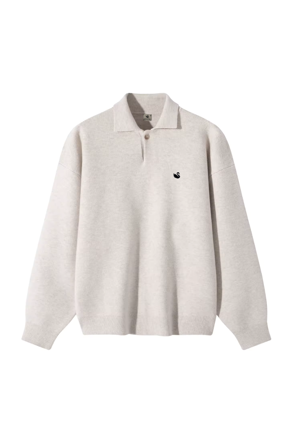 Sweater de Punto Grueso Beige