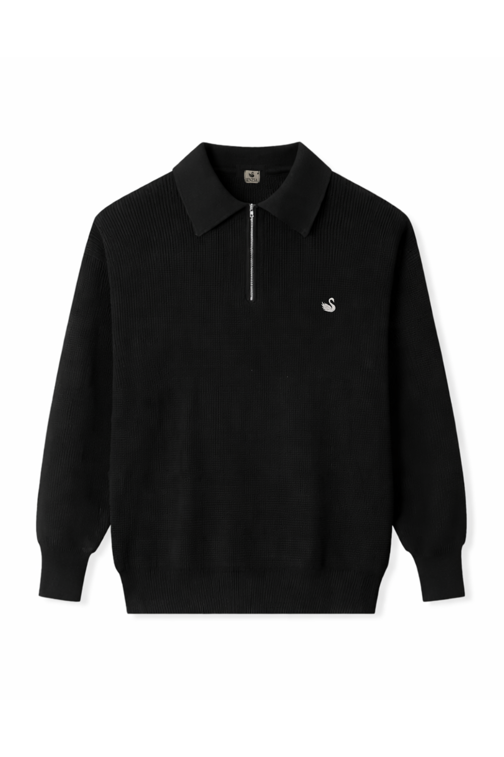 Jersey Acanalado Negro